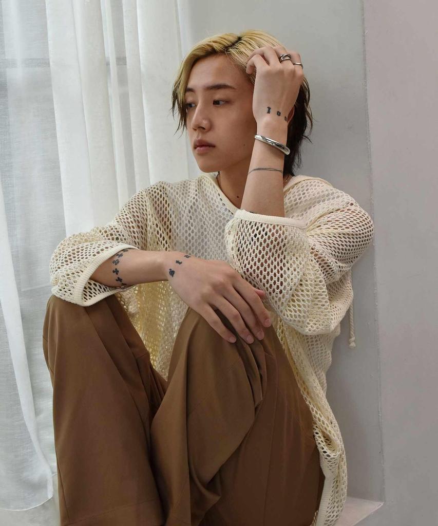 Узкий браслет из нержавеющей стали 316L серебристый M [LHME] Браслет/Хирургический (Гипераллергический)