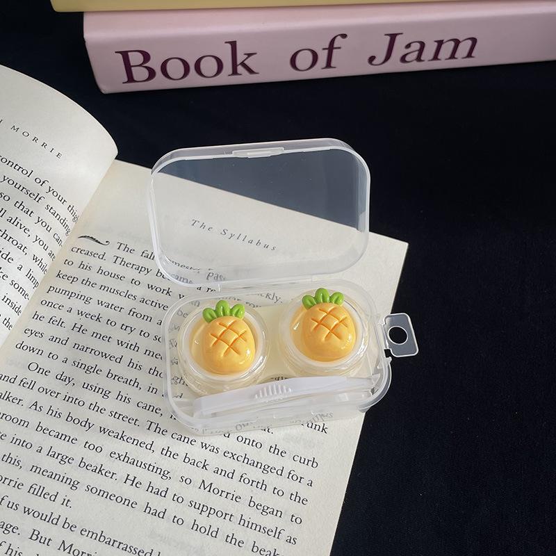 Чехол для контактных линз Новый чехол для контактных линз с пинцетом, набор присосок, портативный контейнер, коробка для контактных линз для женщин и мужчин