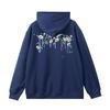 Wassup Trendy Brand Melting Floral Letter Sweatshirt Men's Hooded Autumn and Winter 2024 New National Trend Couple Style Jacket