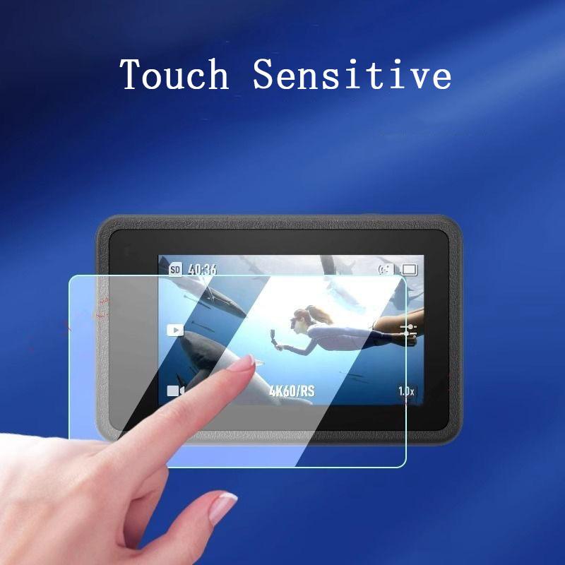 Для DJI Osmo Action 5 Pro закаленная стеклянная пленка для экрана, защитная пленка для объектива, аксессуары для камеры