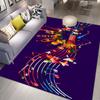 3D Music Carpet 3D Printing Carpets for Living Room Bedroom Decor Carpet Flannel Home Floor Mat Music  Area Rugs