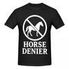 Unisex Funny Horse Denier Trendy T Shirt Streetwear Cotton Unisex Tshirt