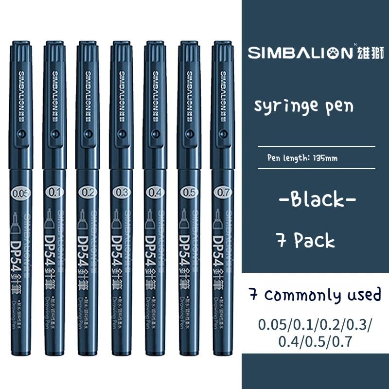 Игла для рисования, наконечник ручки, пигментная подкладка, чернила Micron, искусство рисования манги, наброски, нарисованные от руки, водонепроницаемые художественные принадлежности