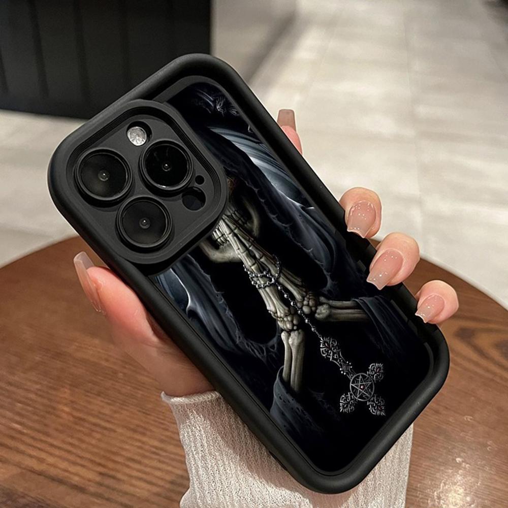 LZ13 Death Prayer Grim Reaper Skull силиконовый чехол для телефона Xiaomi 11 Lite 5G 14T Redmi 14C 13C A3 Note 12 11 9 10 13 Pro Plus противоударный задний чехол