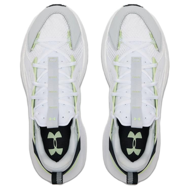 Under Armour HOVR Infinite MVMNT White Halo Grey Green Унисекс Кроссовки Retro-Green 3028667-100