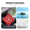 AABIB1 For Benz Car Emblems Interior Pendant Aromatherapy Deodorant Sachet Air Freshener AMG Exclusive W204 W222 W205 W203 W213 W124