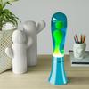 Lampa lawa niebieska lampka nocna biurkowa z lawą do salonu sypialni