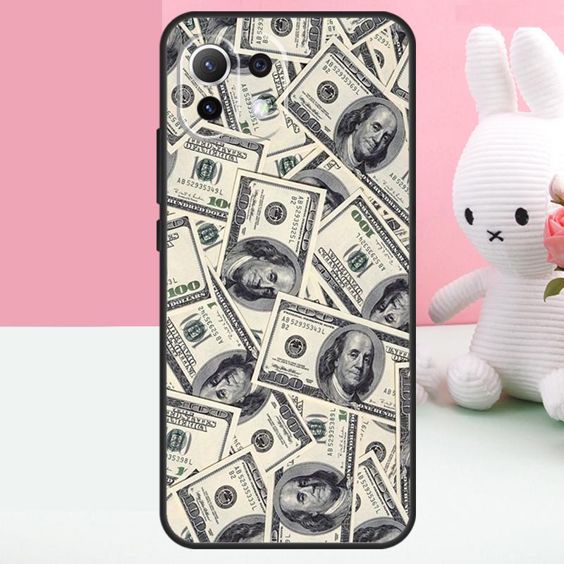Денежный чехол для банкнот и наличных Доллар для Xiaomi 15 Ultra 14 13 15T 13T 14T Pro 17 Pro Max POCO F7 X7 Pro X5 X6 F5 F6 Funda
