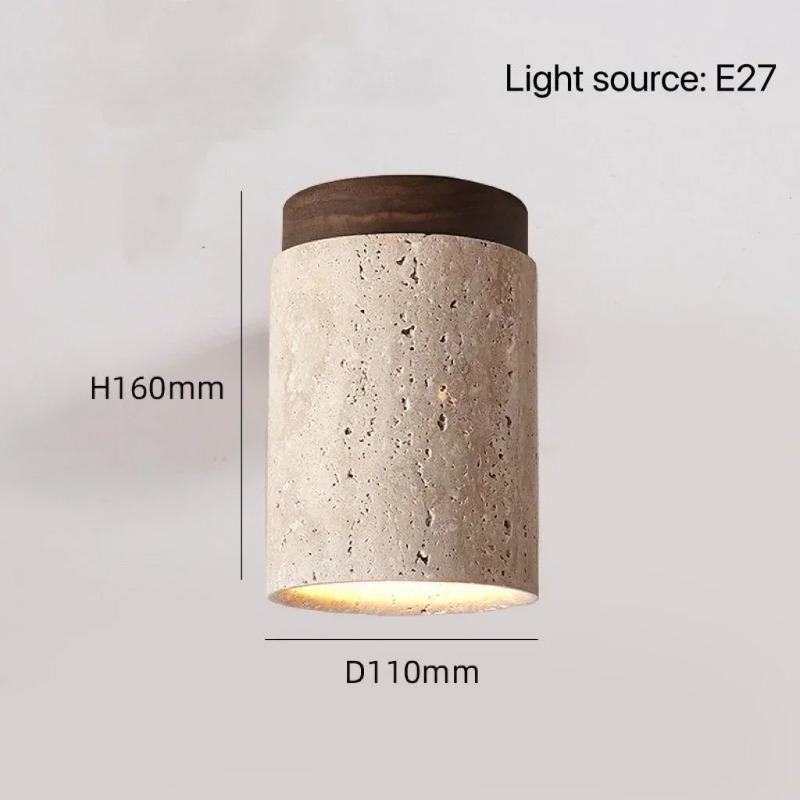 Современный потолочный светильник из травертина для прихожей, фойе, спальни, коридора, встроенной лестницы, внутреннее освещение, домашний декор