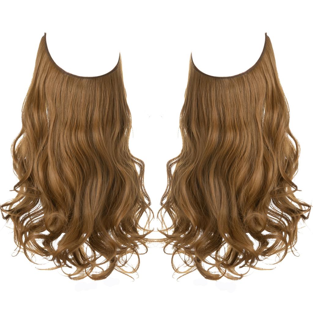 Wigs Have A Large Amount Of Hair, U-Shaped Hair Extensions, Women'S Fishing Line Wigs, Invisible Natural Long Curly Hair