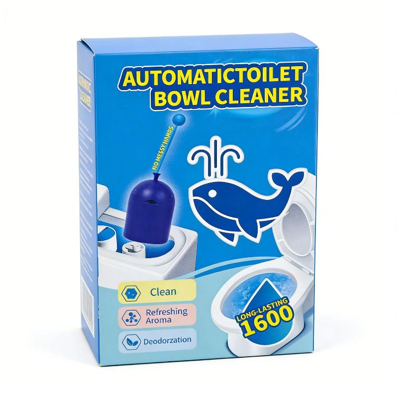 Automatic Toilet Cleaner "Toilet Whale" Portable Bottle Design Eco-Friendly for Family Bathroom Toilet Cleaning