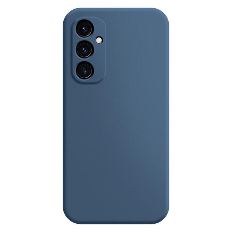 Case for Samsung Galaxy M55 5G, Silicone Lite, Dark Blue
