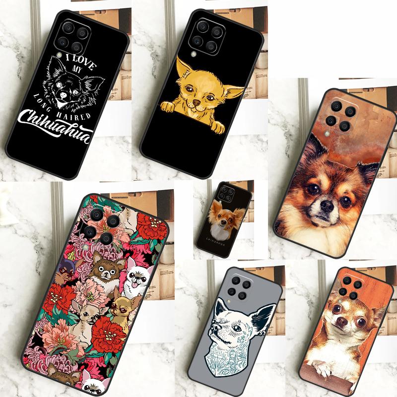 Мультяшная собачка чихуахуа для чехла Samsung Galaxy M32 M52 M12 M55 M15 M13 M23 M33 M53 M20 M21 M51 M34 M54 M30s M31s