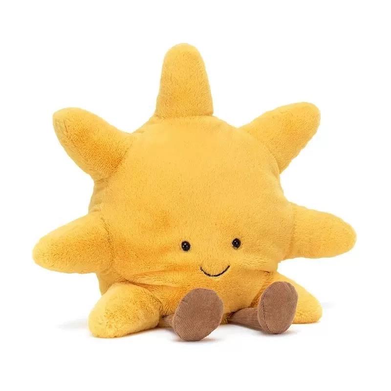 Jelly Cat Fun Sun Plush Toy Comfort Doll Figurine Pillow Creative Ornament New Year Gift