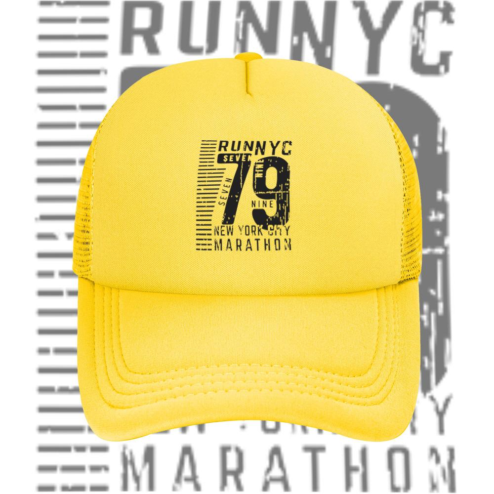 RUN NYC СЕМЬ ДЕВЯТЬ марафонская Бейсболка Аниме Графические Кепки Взрослые Унисекс Женские Спортивные На открытом воздухе