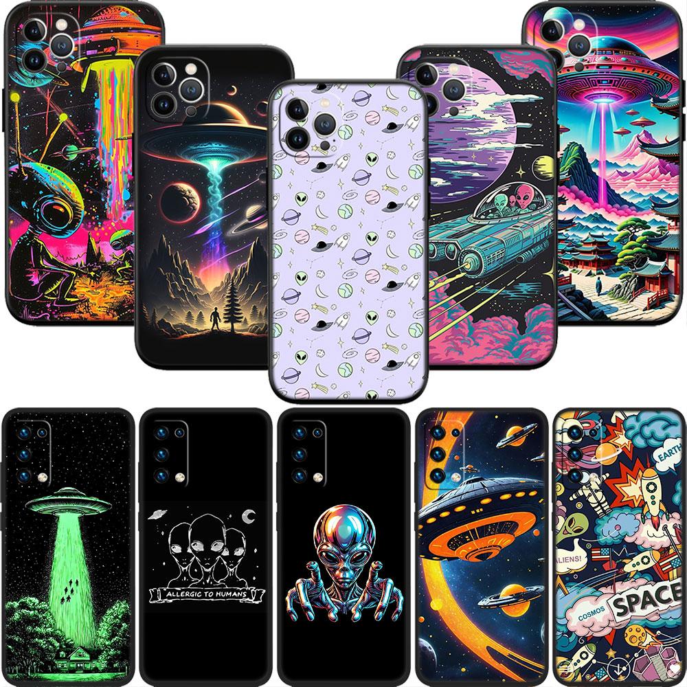 MY25 Space Astronaut Alien UFO Soft Shell Phone Case for Xiaomi Xiaomi Poco M4 M5 M6 M7 X3 X6 X7 F8 Ultra Pro GT NFC