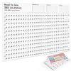 Calendar Wall 2026 New Yearly Daily Schedule Planner Sheet Paper 365 Day Plan Annual Hanging Planning Weekly Agenda Pad Month 12