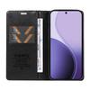 For Oppo Reno14 5G (China)/Oppo Reno14 F 5G/Oppo Reno14 5G (Global) Wallet Case YIKATU YK-006 Magnetic Closure Leather Phone Cover Litchi Texture