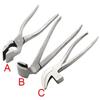Leather Edge Adjustment Press Flattening Pliers Bag Clamp DIY Hand Tools for Leather Craft Bag Belt Making Fixed Jaw Pliers