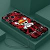 Чехол-бампер One Piece Красный Зеленый Крутой для Apple iPhone 17 Pro Max 15 Air 13 Mini 7 8 11 XS XR 12 Plus 16