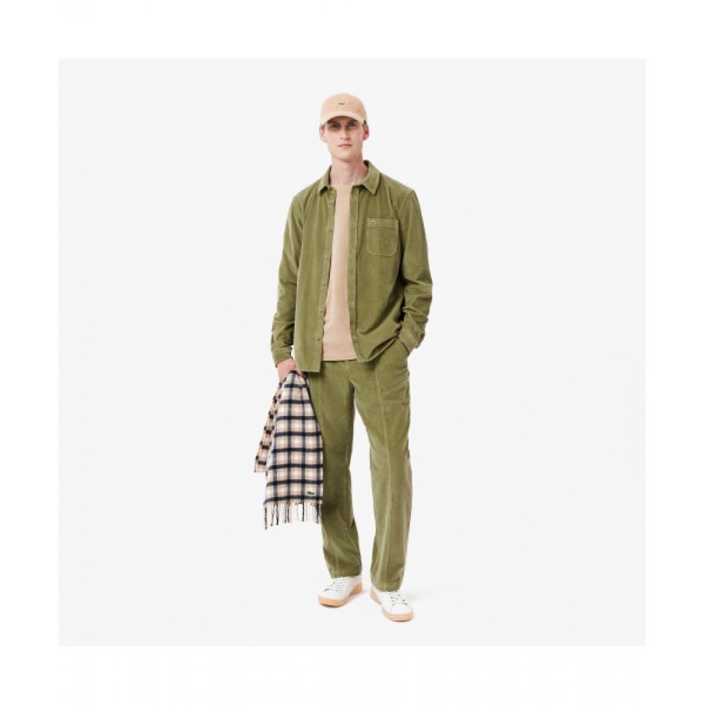 Lacoste Мужские вельветовые брюки S [хаки]
