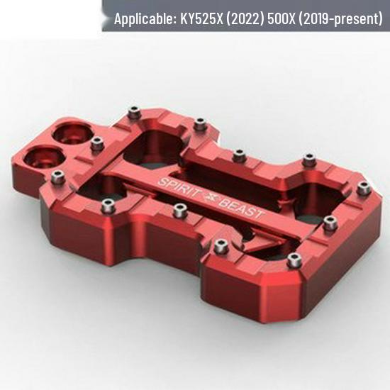 KY500X/525X Aluminum Alloy Brake Pedal Footrest – Enlarged, Anti-Slip Pad