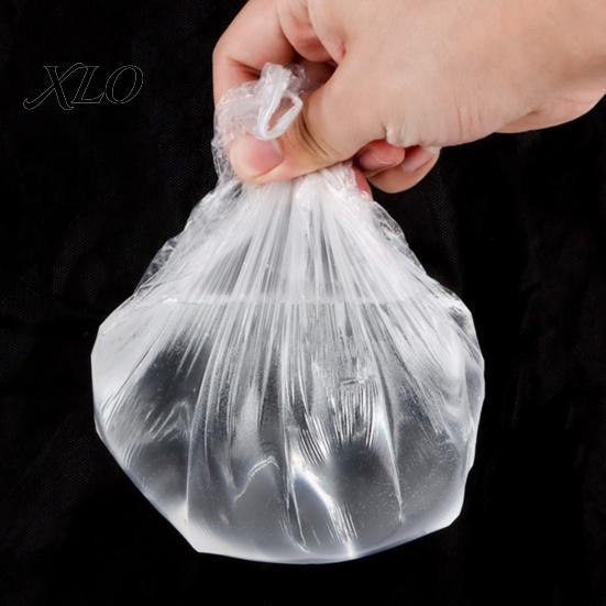 Clear PE Container Lids Disposable Food Storage Covers, Elastic Edge Stretchable Wraps, Kitchen Saver Transparent Plastic Covers for Fruits Vegetables
