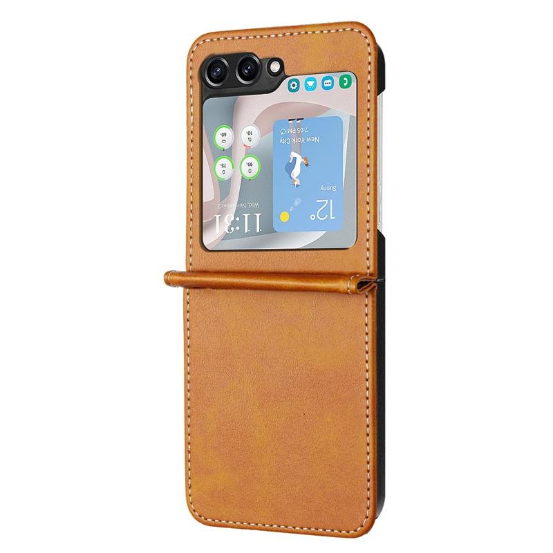 Чехол для Samsung Galaxy Z Flip 6 5 4 3 Роскошный флип-чехол-кошелек из искусственной кожи с отделением для карт и подставкой