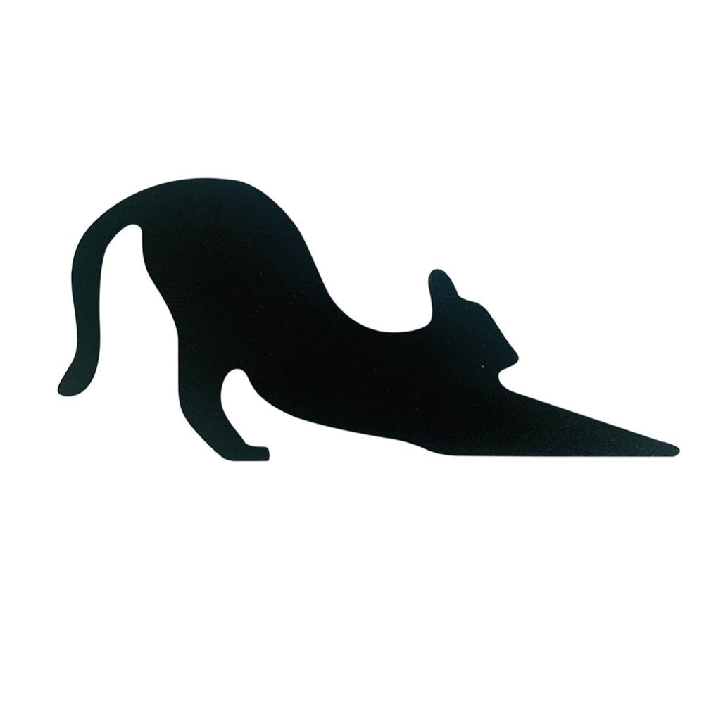 Дверной упор под дверь клиновидный деревянный домашний декор новый Хэллоуин черный кот упор для двери дом