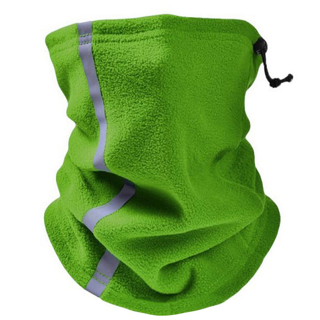 Зимние флисовые теплые гетры для шеи, светоотражающие гетры для катания на лыжах, ветрозащитные гетры для лыжной шеи