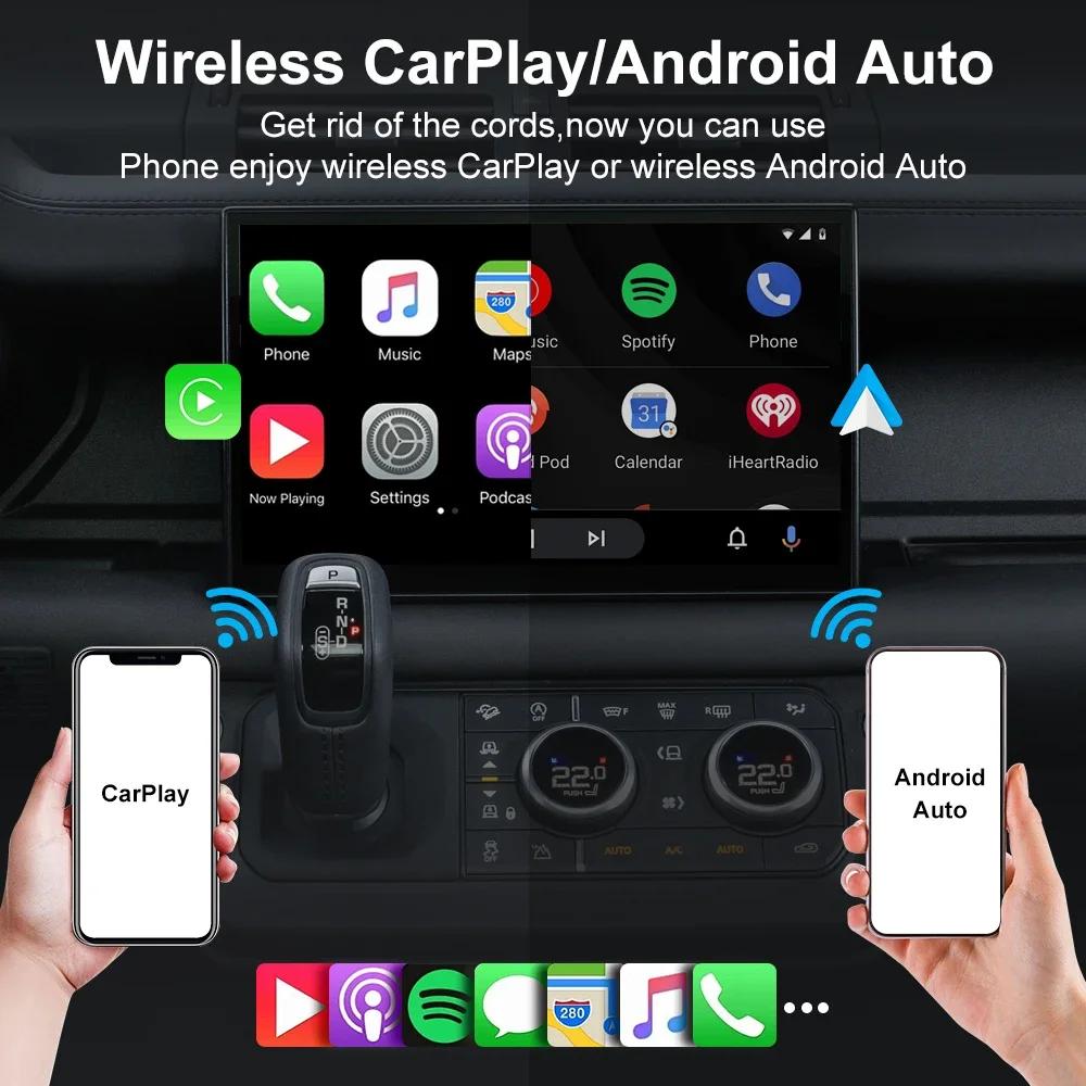 2026 CarPlay Android Auto Беспроводной Адаптер Проводной на Беспроводной Plug and Play Быстрое Подключение Универсальный для Nissan Беспроводной Адаптер