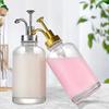 2 шт., 17 унций, диспенсер для кофейного сиропа, прозрачное стекло, бутылка с насосом для сиропа, аксессуары для кофе-бара, дозатор шампуня для дома, отеля, ресторана