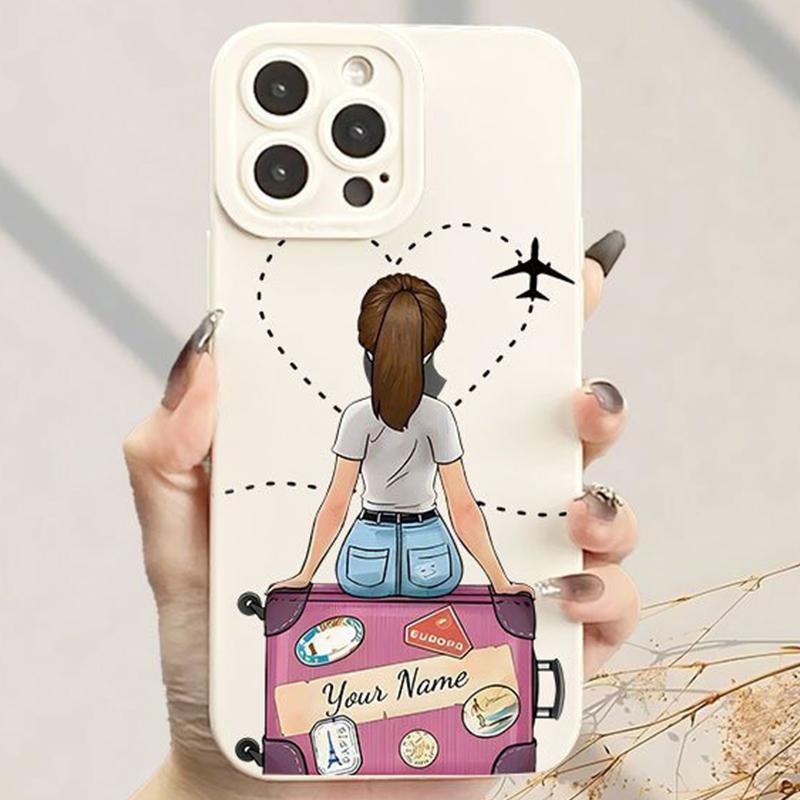 Creative Airplane Route Map Design Silicone Phone Case For Poco F7 F6 F5 M6 X5 X6 X7 Pro Mi 11 Lite 5G 15T 14 14T 13T 12T Cover