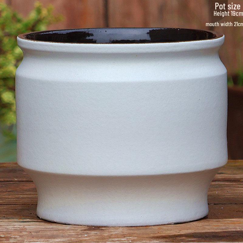 Высокий ручной керамический глиняный горшок для суккулентов и орхидей