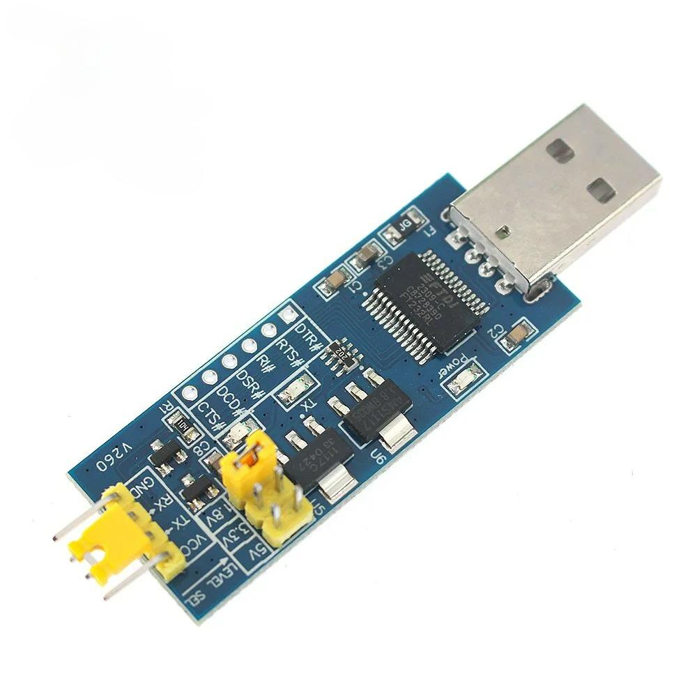 FT232RL Serial Port Module USB To TTL Converter 5V / 3.3V / 1.8V Level Download Program Line Serial Interface Module FT232