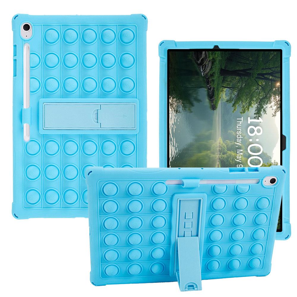 Мягкий силиконовый чехол-подставка Bubble для Samsung Galaxy Tab S10FE Plus S10FE+ SM-X620 13,1 дюйма, защитная обложка для планшета Funda