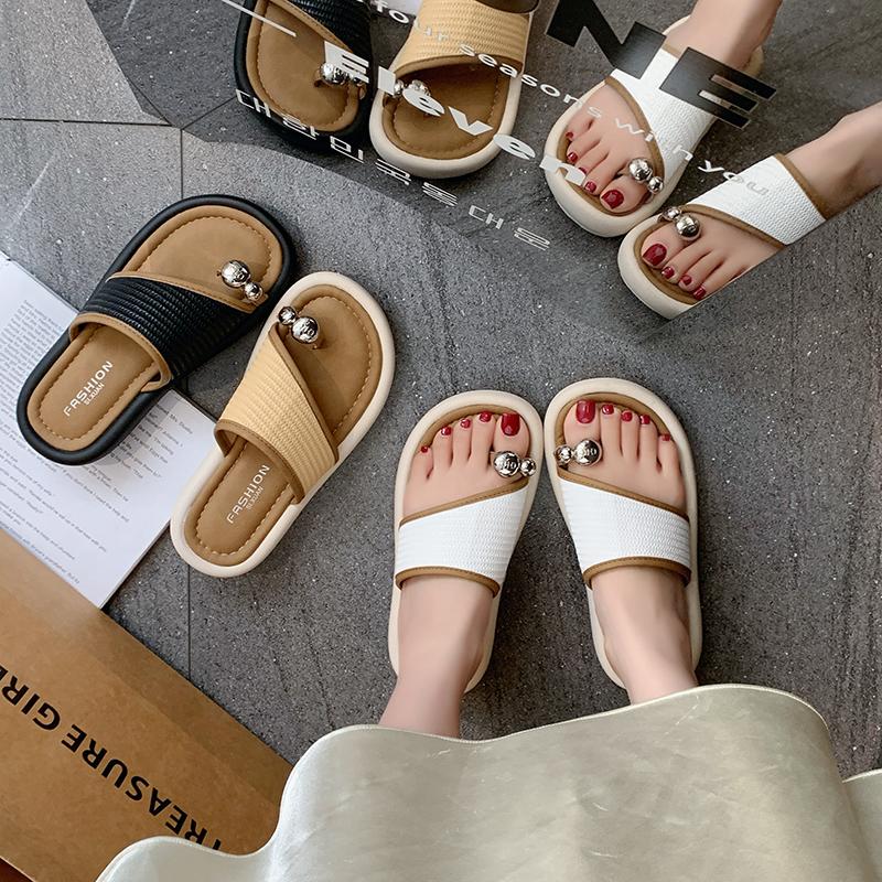 Summer New Gladiator Women Slippes Fashion Elegant Soft Sole Flats Slides Shoes Ladies Casual Beach Flip Flops Sandalias