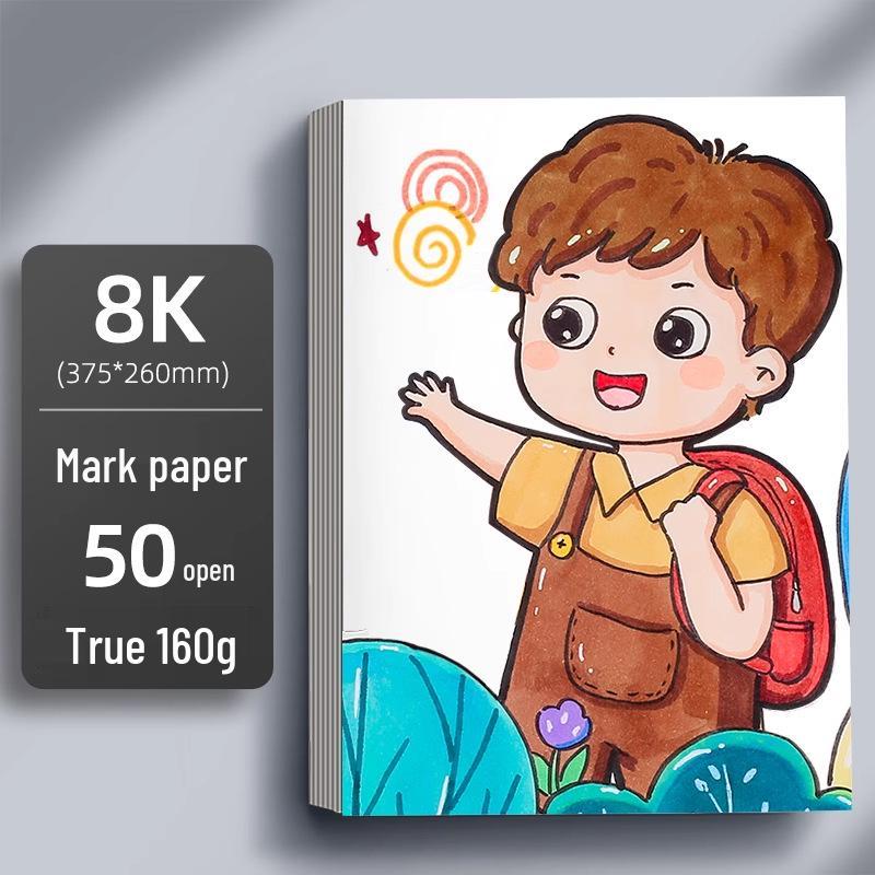 Thick Hardcover Coil Sketchbook A4, 8K, 16K - Art Student & Kids Drawing Book