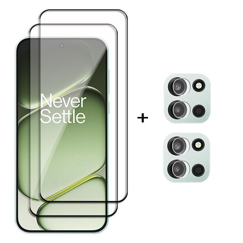 6-в-1 Стекло для OnePlus Nord 6 Полное покрытие Закаленное стекло Защитная пленка для экрана OnePlus Nord 6 Защитная пленка для объектива телефона OnePlus Nord6