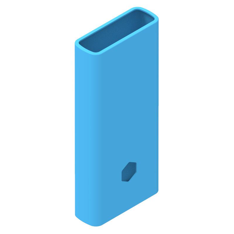 Силиконовый защитный чехол для Xiaomi Mi Powerbank 2C 20000mAh - Противоскользящий, Легкий, Устойчивый к царапинам