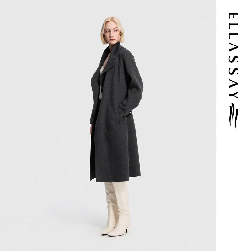 ELLASSAY Женское пальто-халат из смесовой шерсти