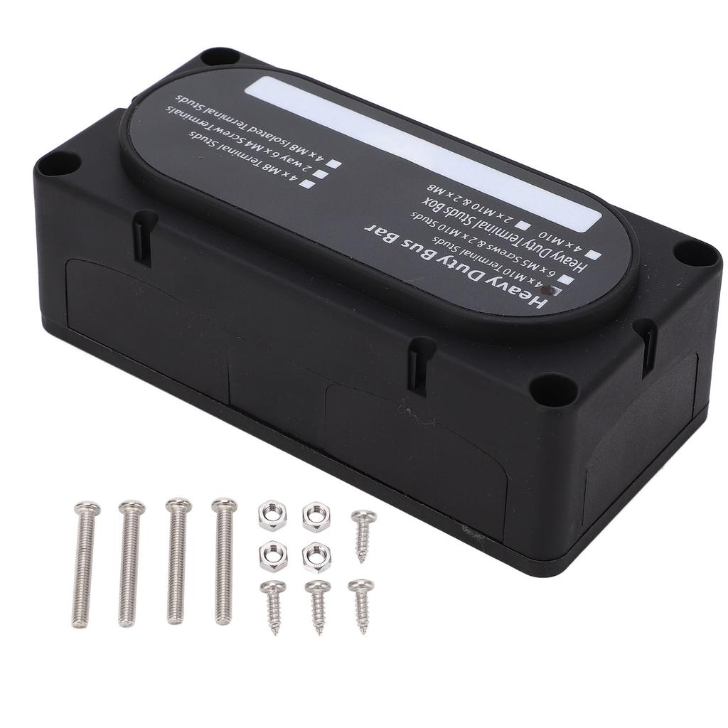 Сверхмощная распределительная коробка шин DC48V 300A огнестойкая, устойчивая к ржавчине для автомобилей 12-48В, грузовиков, автодомов, судов, Boa