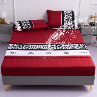 Водонепроницаемая простыня с глубоким карманом и наволочка однотонная покрывало для кровати - цельное