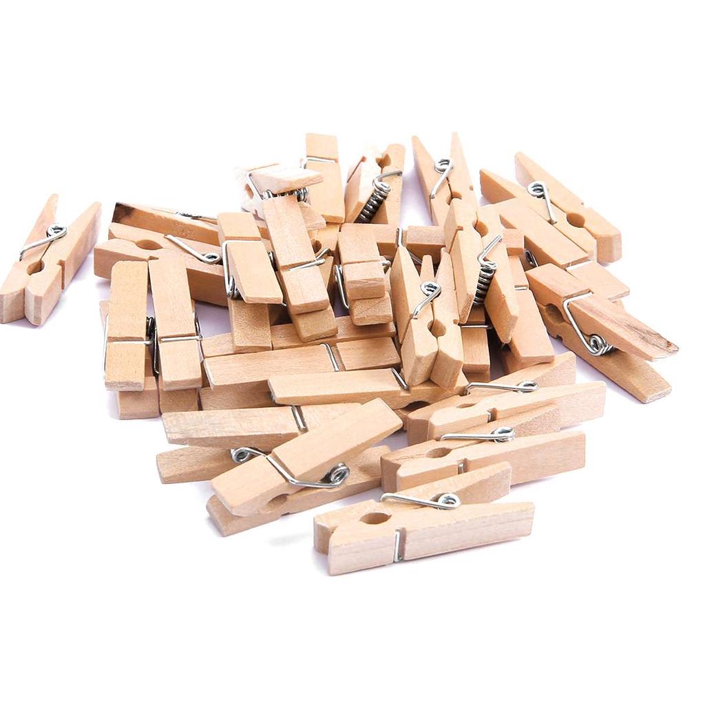 Smalll Size Mini Wooden Clips Wedding Party Wooden Clip Coloful Clips Photo Clips for Sheets Clothespin Craft Decor Clips Pegs