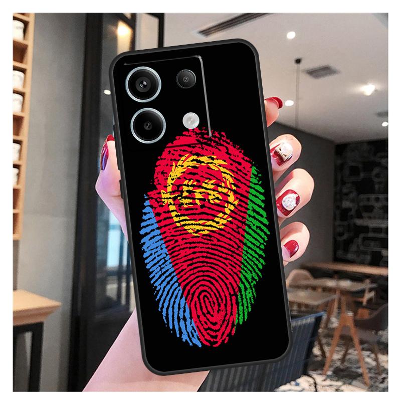Чехол с флагом Эритреи для Xiaomi Redmi Note 13 12 10 9 8 11 Pro 12S 11S 10S 9S Remdi 13C 9C 10C 12C