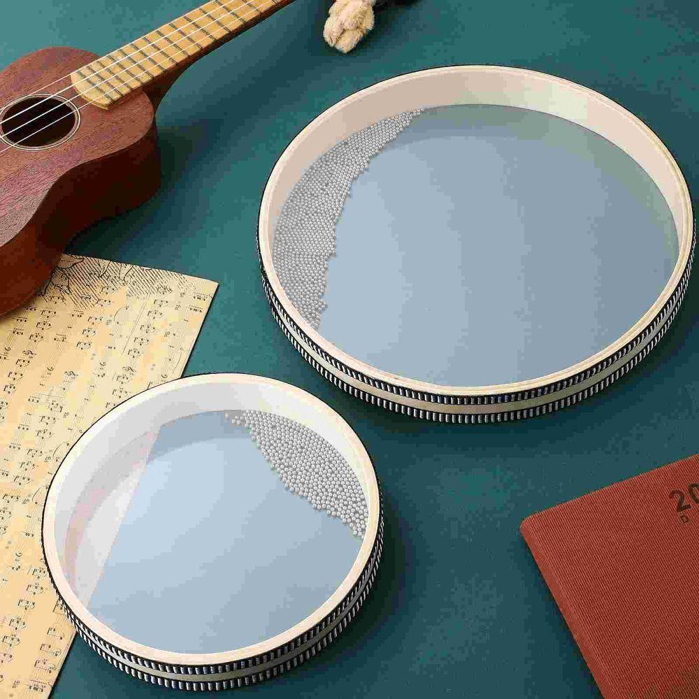 Double Sided Ocean Drum The Sound of The Sea Hand Drum Ocean Wave Bead Wave Drum  Early Learning