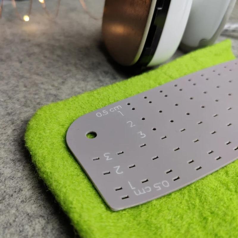 Multifunctional Acrylic Hot Hemmer Heat Resistant Sewing Hemming Auxiliary Tool For Quilting Fabric Ironing Sewing