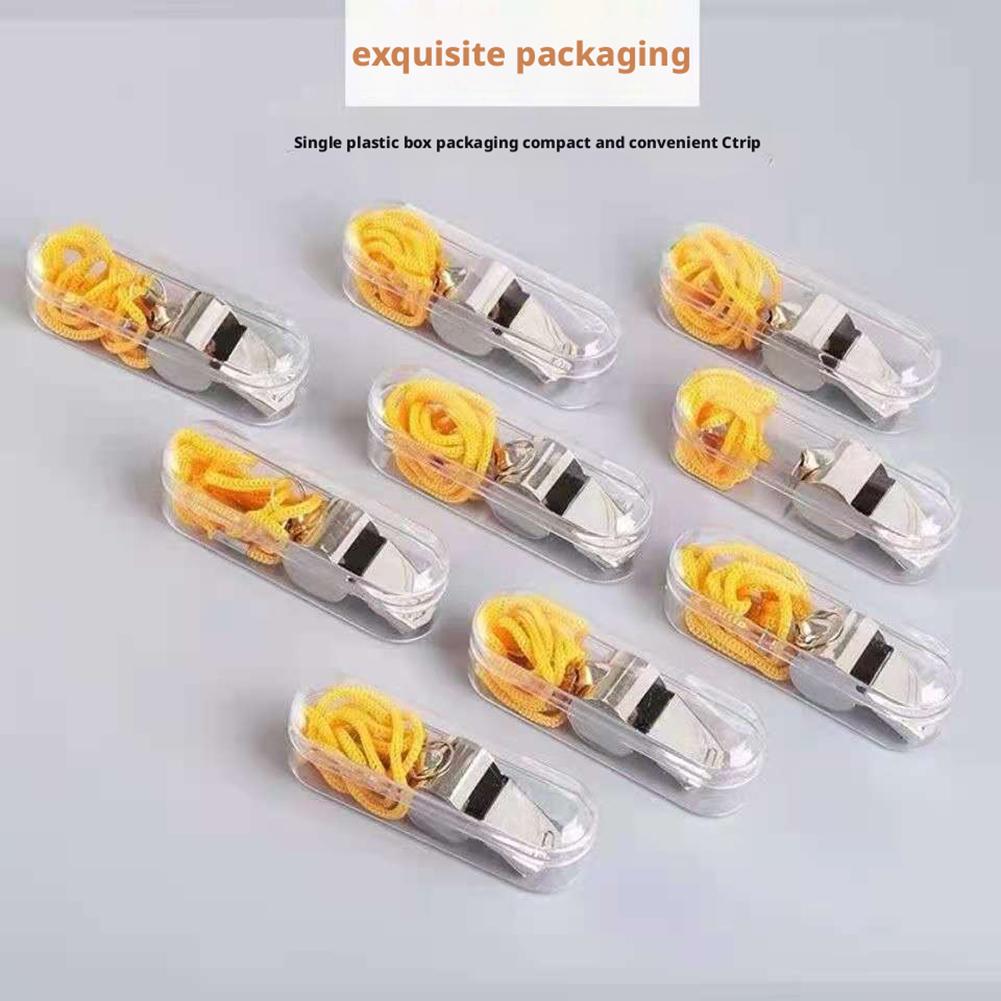 Whistle for Coaches, 1/5/10PCS Metal Whistles for Adults with Lanyard, Loud Sport Whistle for Referee Teacher Police Soccer Gym