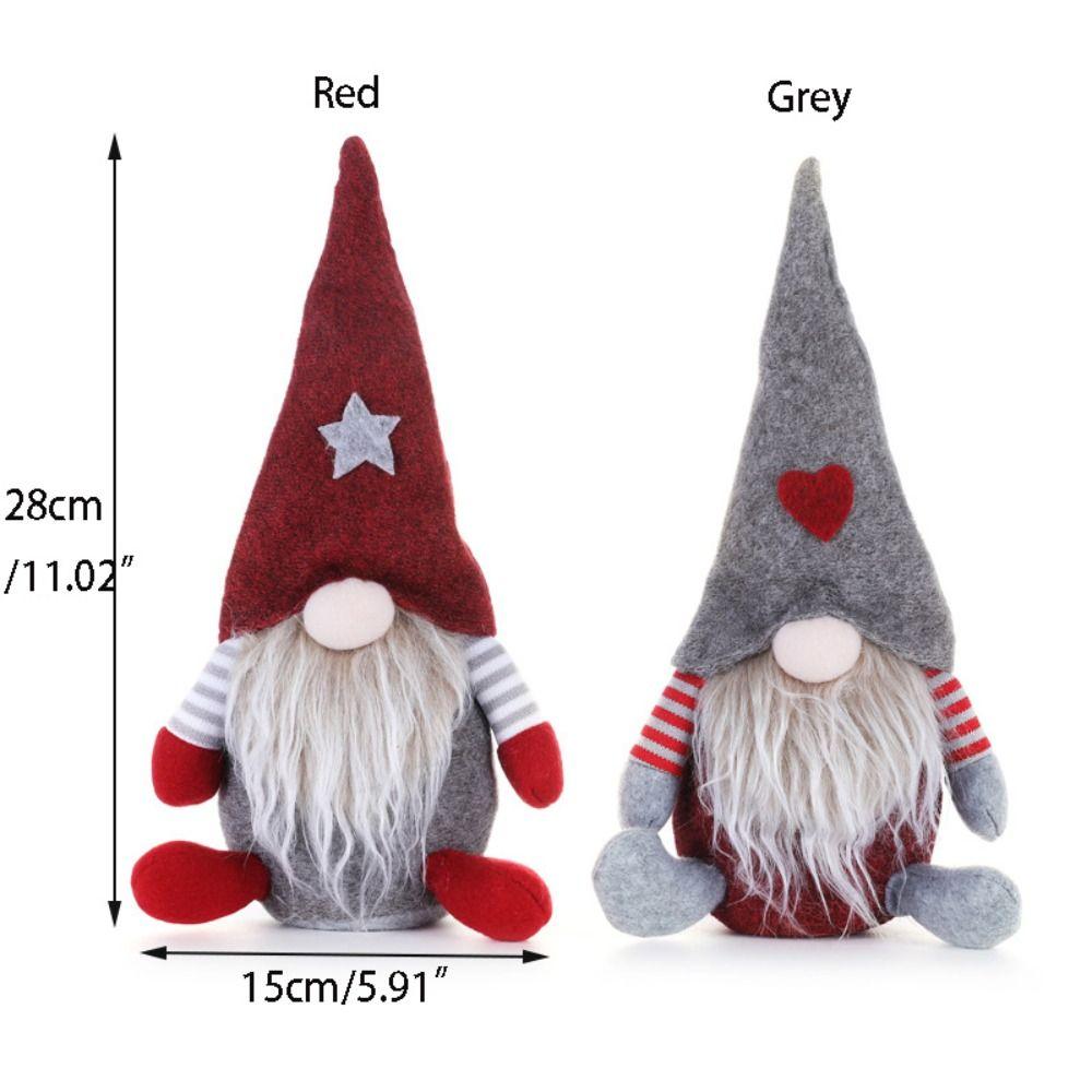 European Faceless Elf Doll Faceless Elf Forest Man Doll Creative Christmas Doll Ornaments Desktop