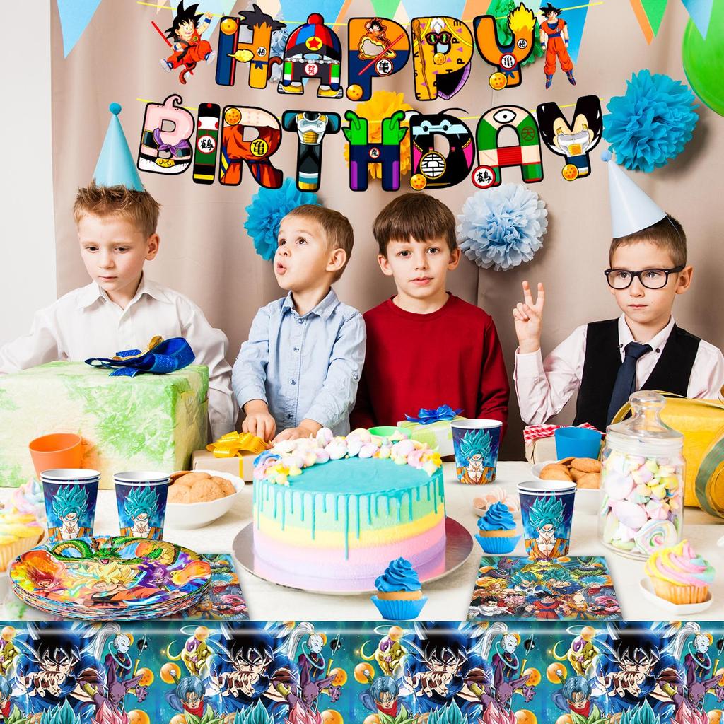 Принадлежности для вечеринки с драконом, столовая посуда, мультяшное украшение для вечеринки, набор столовых приборов, баннеры для вечеринки, тарелки, чашки с драконом и т. д.